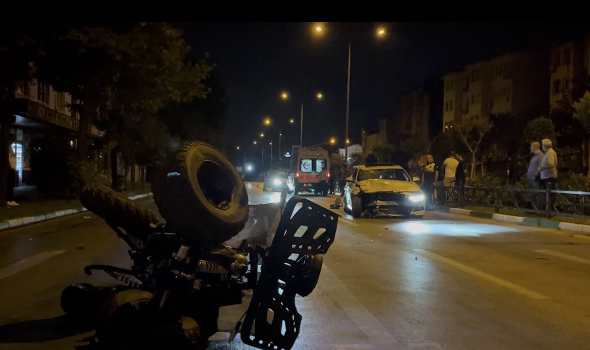 150 kilometre hızla geldi, ATV’yi biçti: 1 ölü
