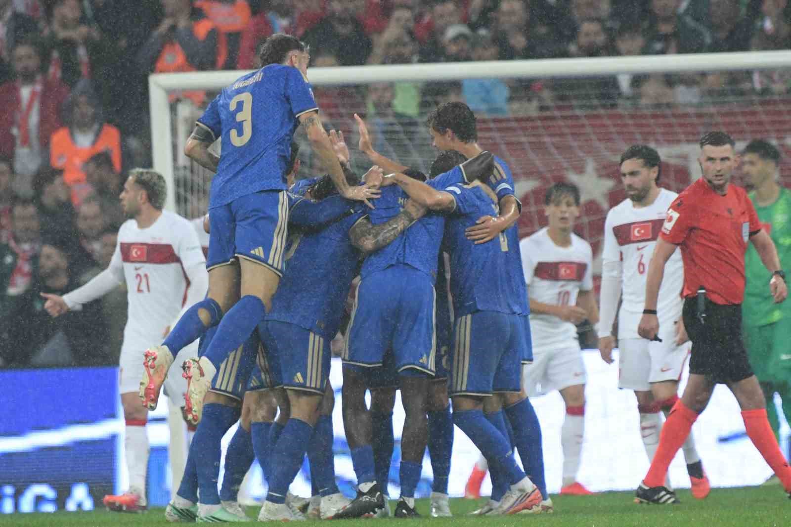 A Milli Futbol Takımı, İtalya’ya 12. kez kaybetti

