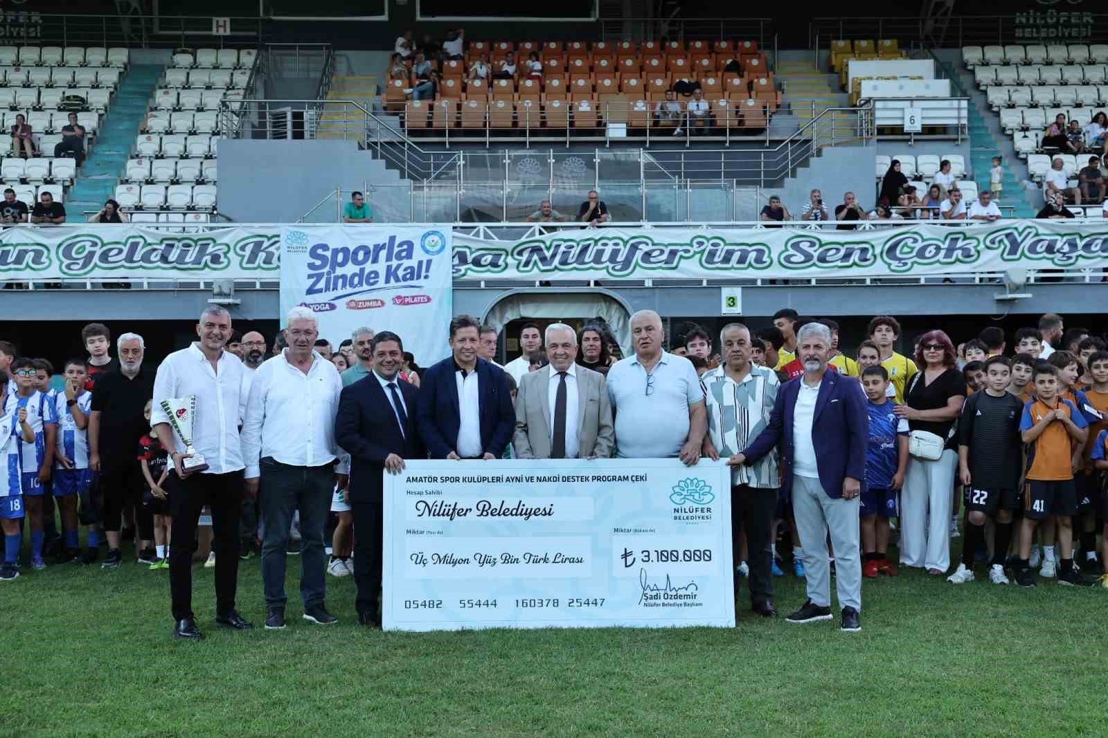 Amatör spor kulüplerine 3 milyon liralık destek
