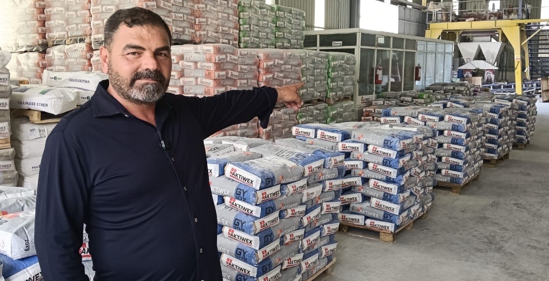 Atık mermerin tozlarından yapıştırıcı yaparak dünya ülkelerine ihracatı başlattı
