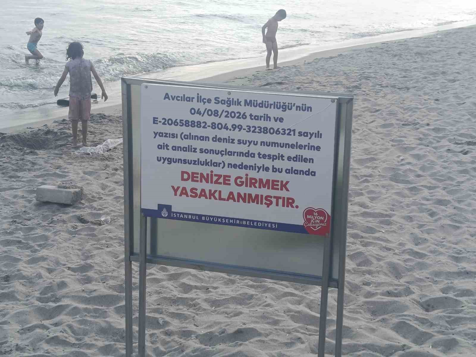 Avcılar’da denize girme yasağı: Deniz suyu numunelerinde uygunsuzluk tespit edildi
