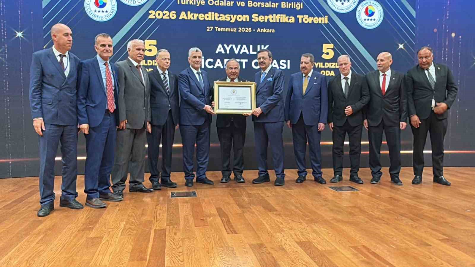 Ayvalık Ticaret Odası’nın hizmet kalitesi 4. kez tescillendi
