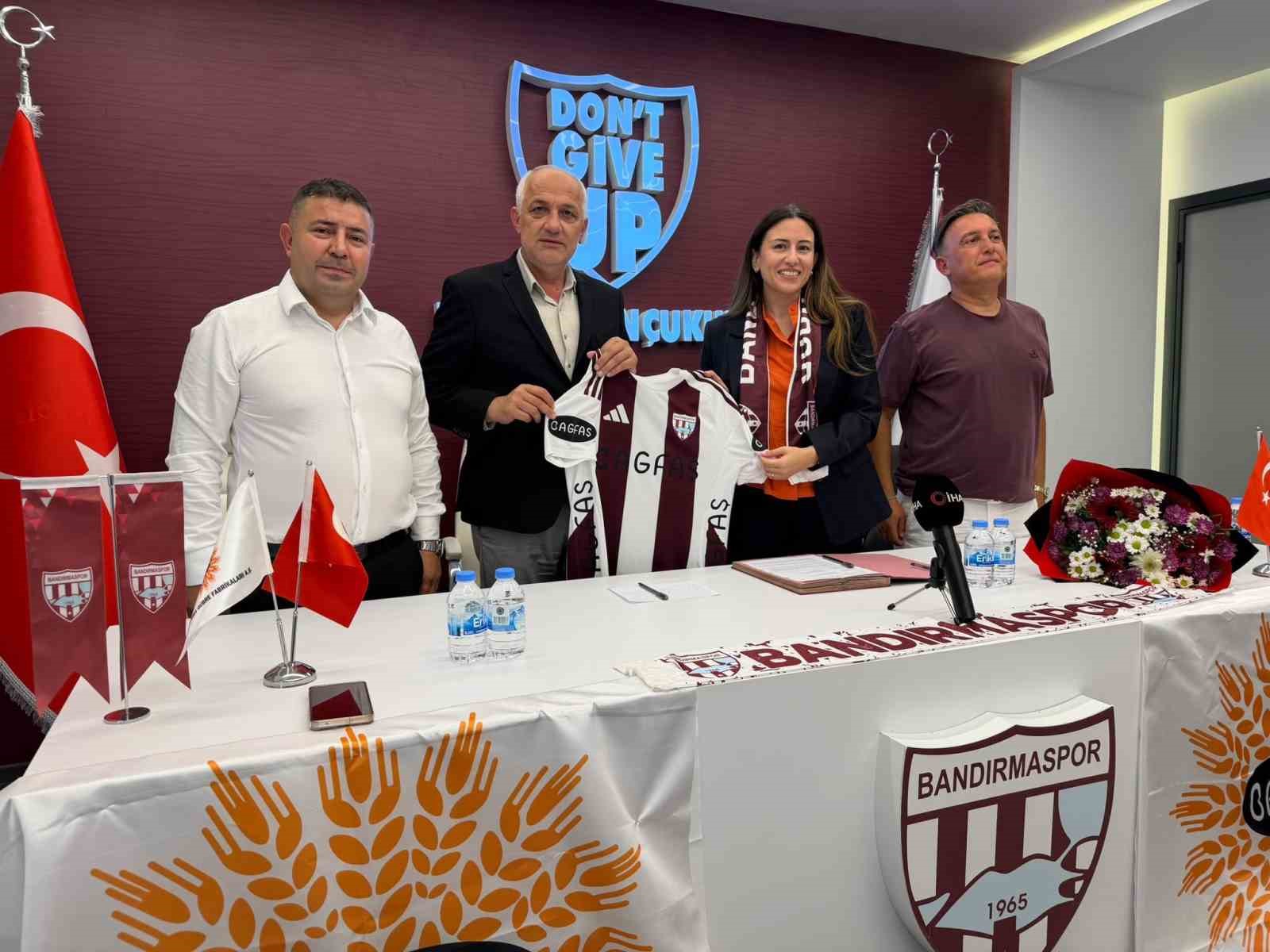 BAGFAŞ, Bandırmaspor’un forma kol sponsoru oldu
