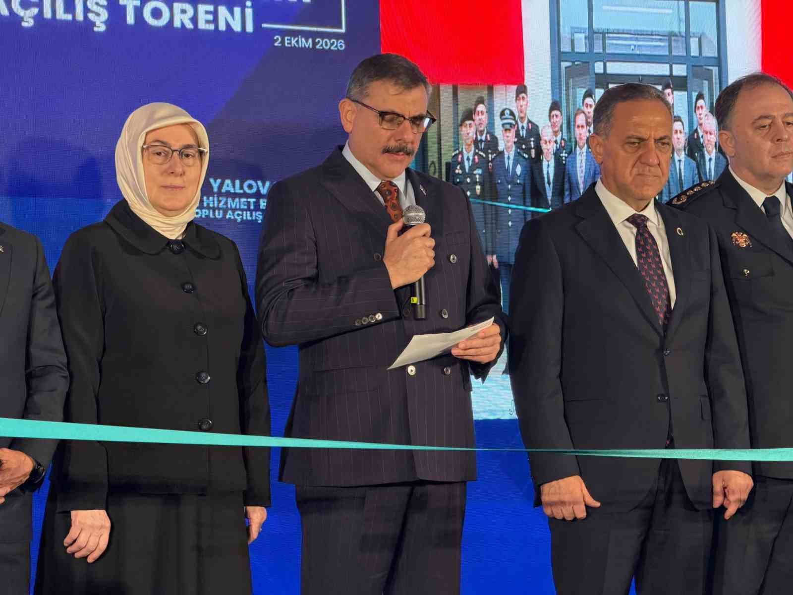 Bakan Çiftçi Yalova’da güvenlik yatırımlarının açılışını yaptı
