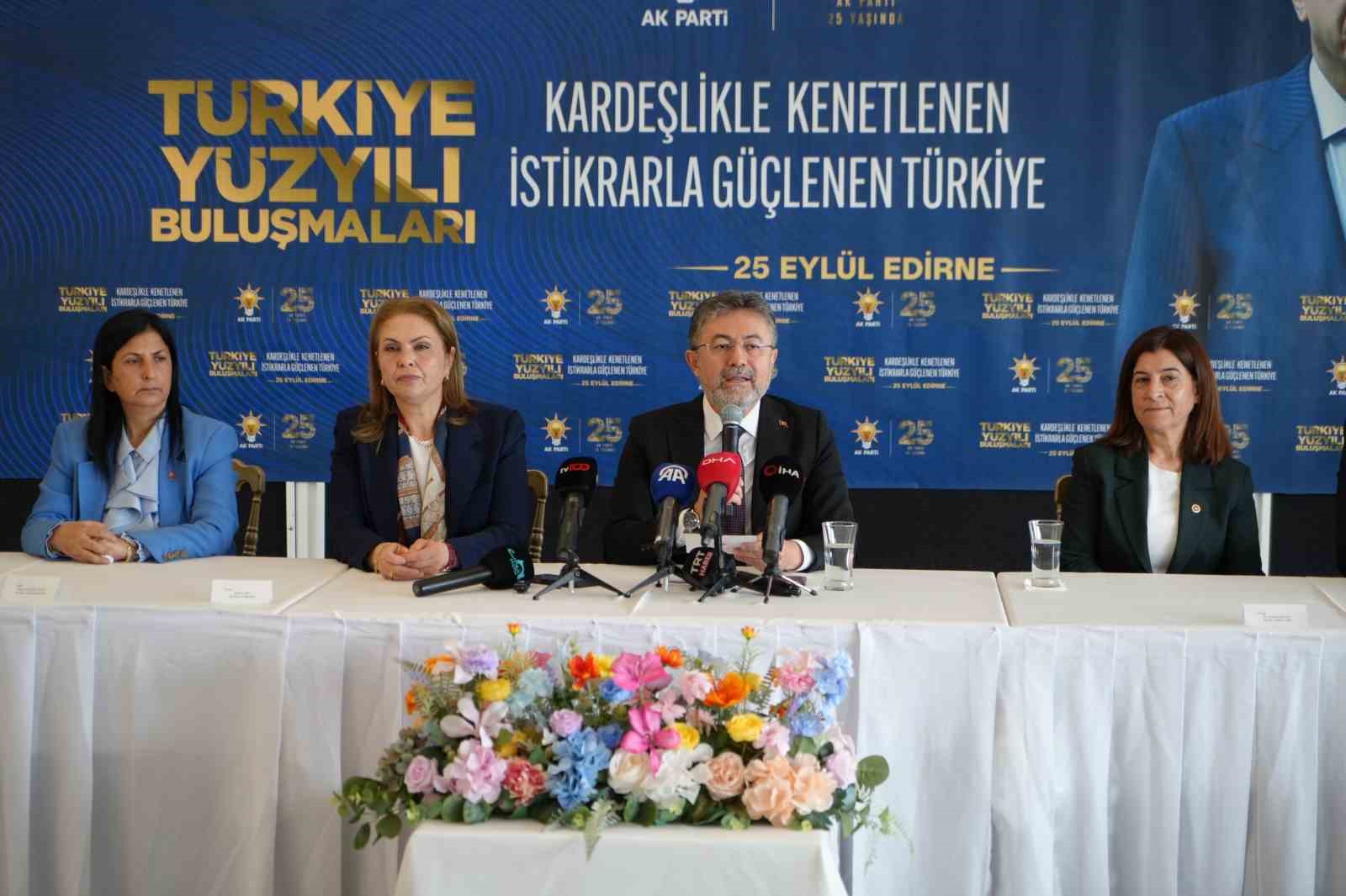 Bakan Yumaklı: "Edirne’nin tarım, orman ve su potansiyelini verimli bir şekilde kullanması için 136 milyar liralık destek sağlandı"
