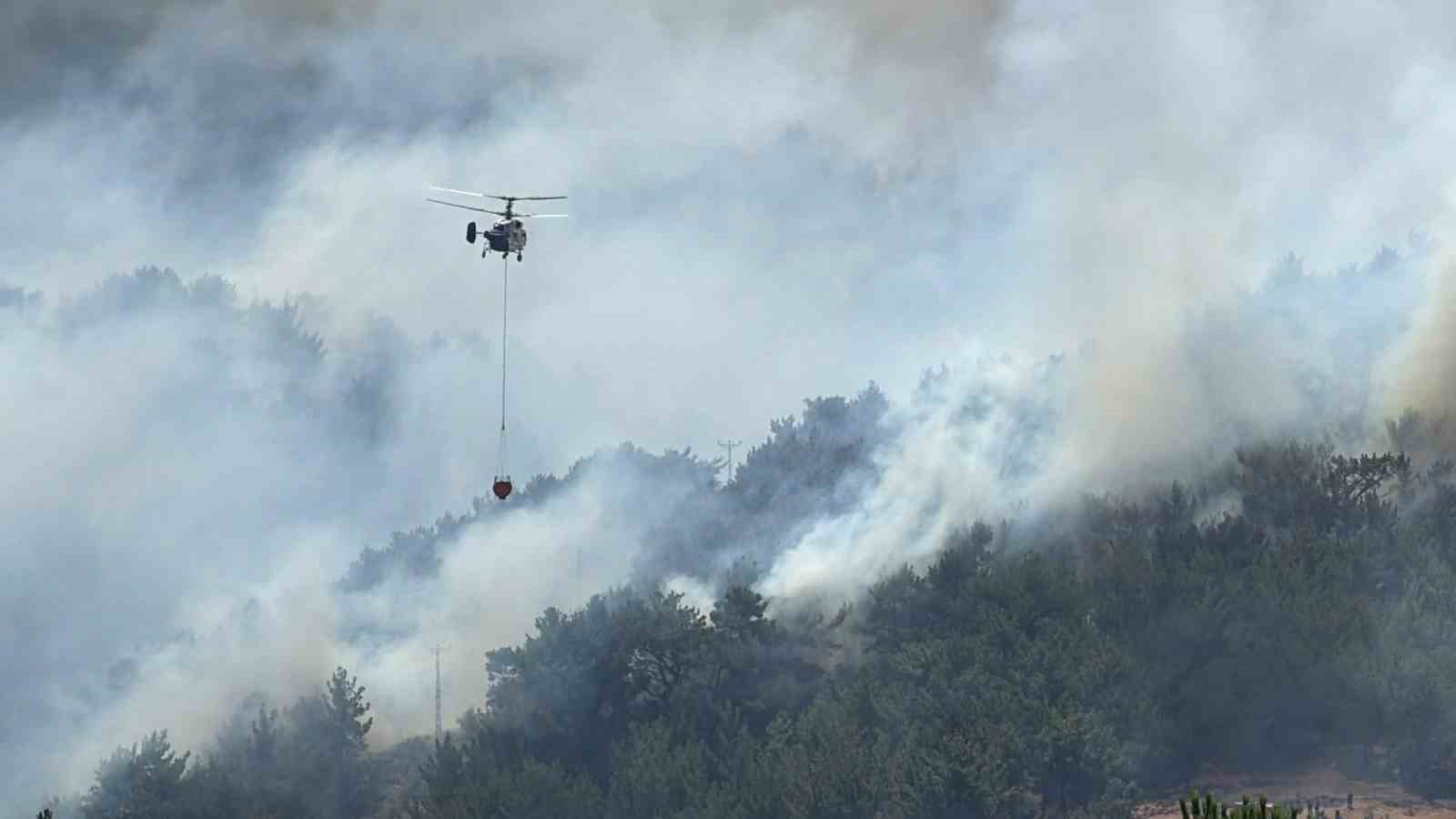 Balıkesir’de tek yangın cephesi: Gömeç
