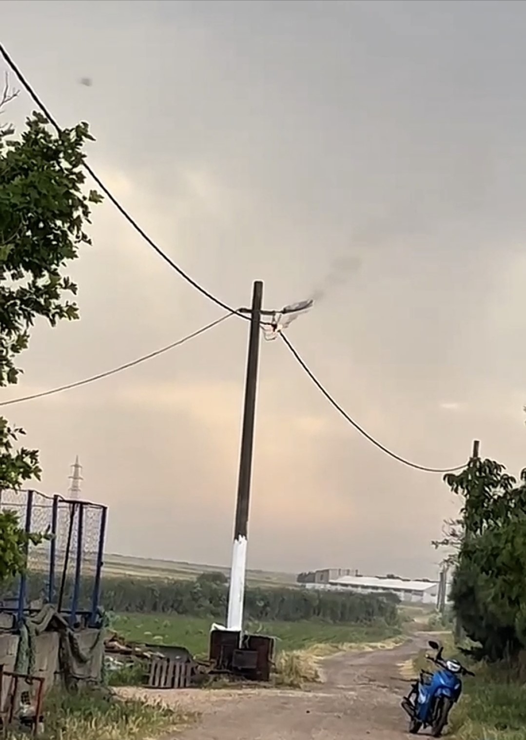 Bandırma’da elektrik hattında korku dolu anlar
