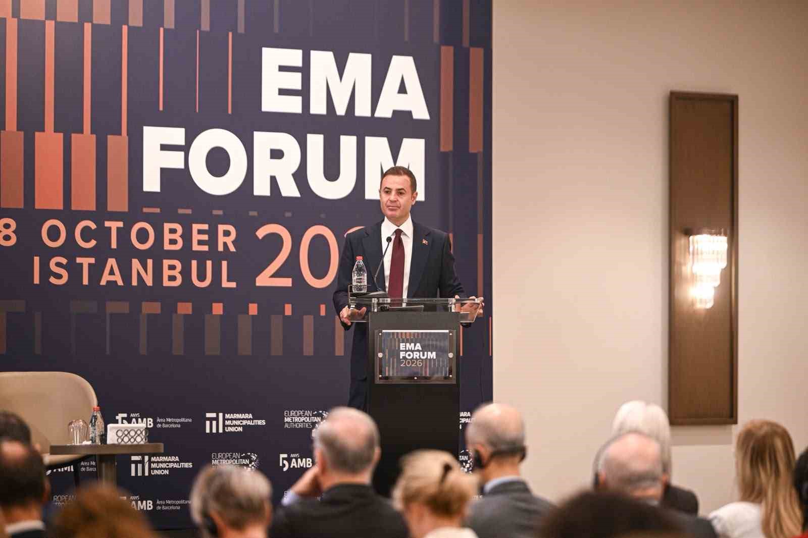 Başkan Akın, Avrupa Büyükşehirler Ağı (EMA) Forumu’nun açılışında konuştu
