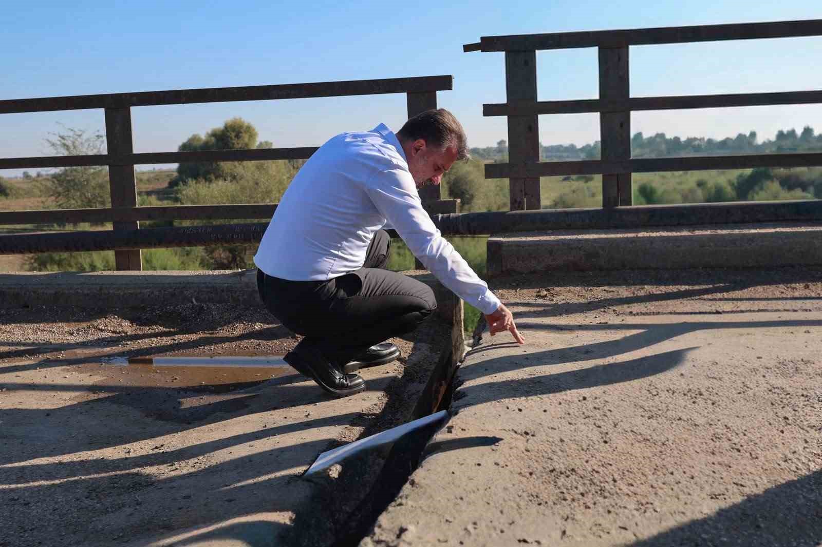 Başkan Vekili Biba, Çeltikçi Köprüsü’nü inceledi
