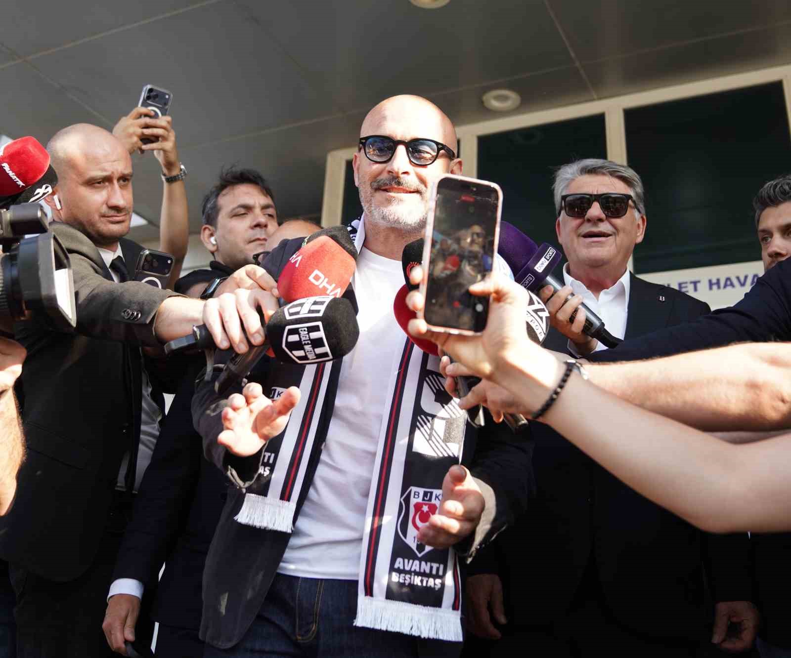 Beşiktaş’ın yeni teknik direktörü Vincenzo Italiano, İstanbul’a geldi
