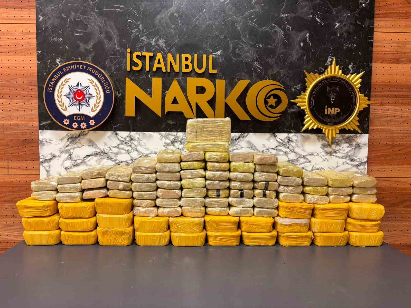 Beylikdüzü’nde uyuşturucu operasyonu: 62 kilo eroin ve metamfetamin ele geçirildi
