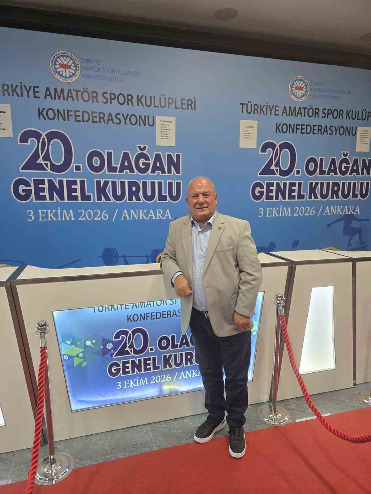 Bilecik ASKF Başkanı Nusret Tosun, TASKK  disiplin kurulu asil üyeliğine seçildi
