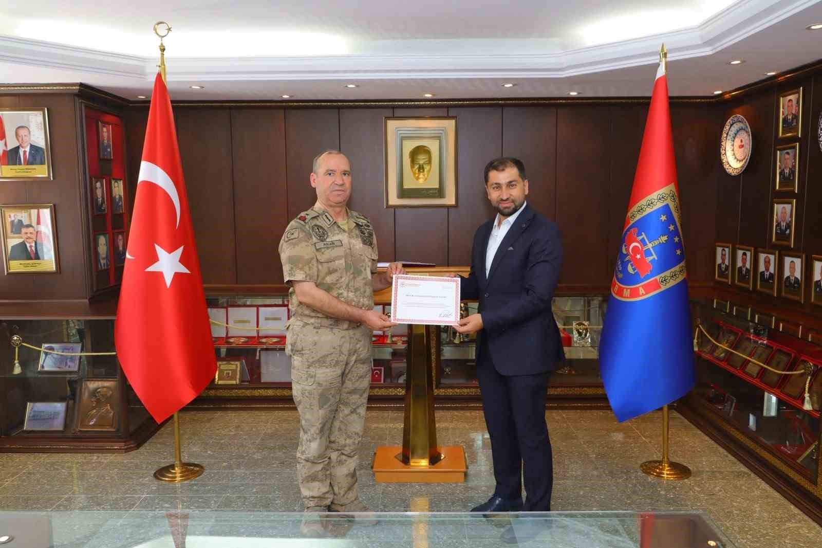 Bilecik İl Jandarma Eğitim Komutanlığı en yüksek puanla belge aldı
