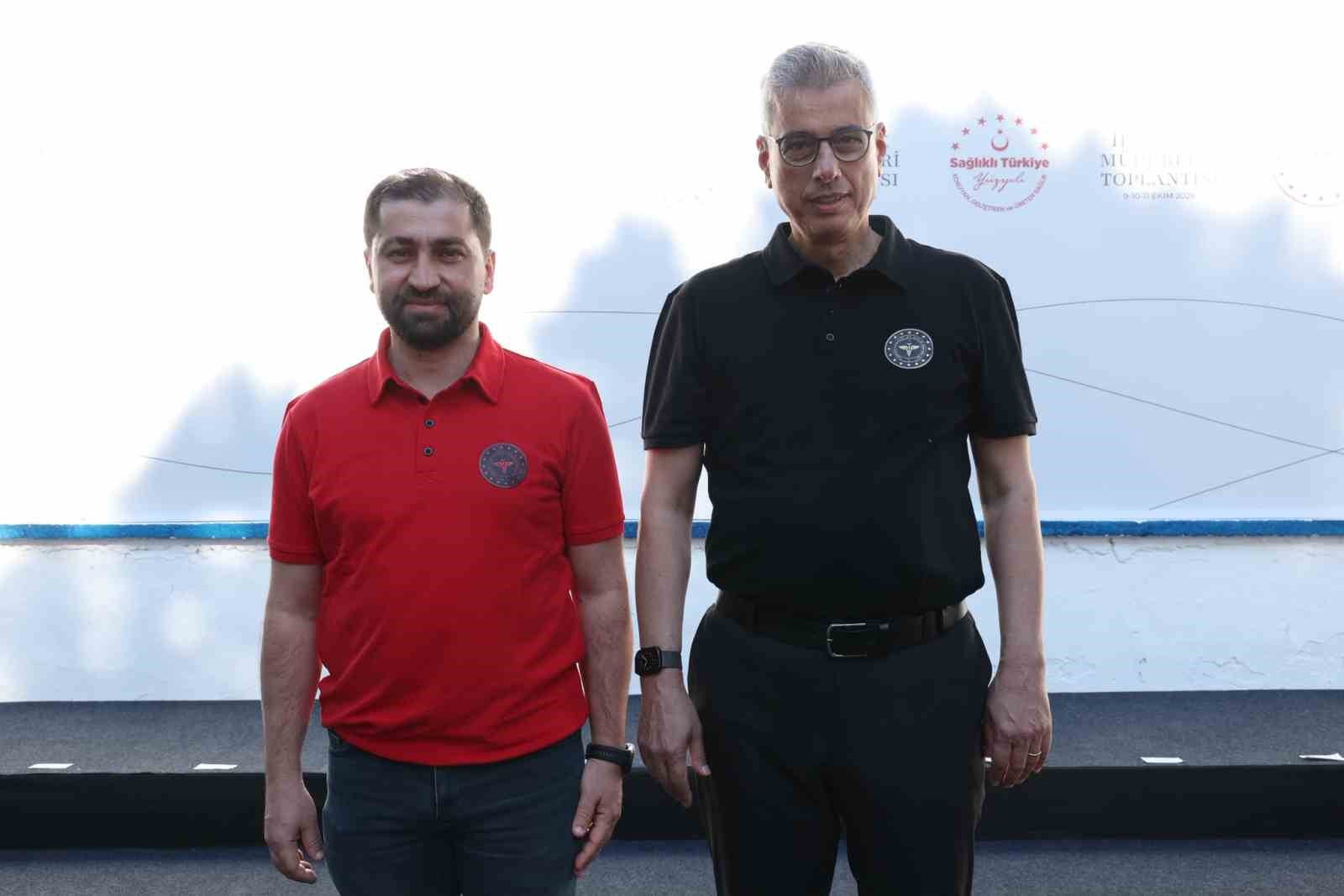Bilecik İl Sağlık Müdürü Damkacı, Bakan Memişoğlu ile bir araya geldi
