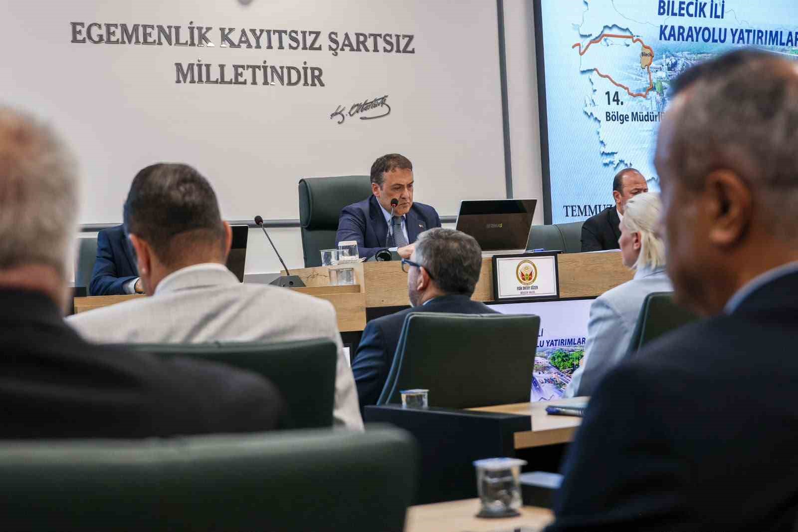Bilecik’te 21,3 milyarlık yatırım masaya yatırıldı
