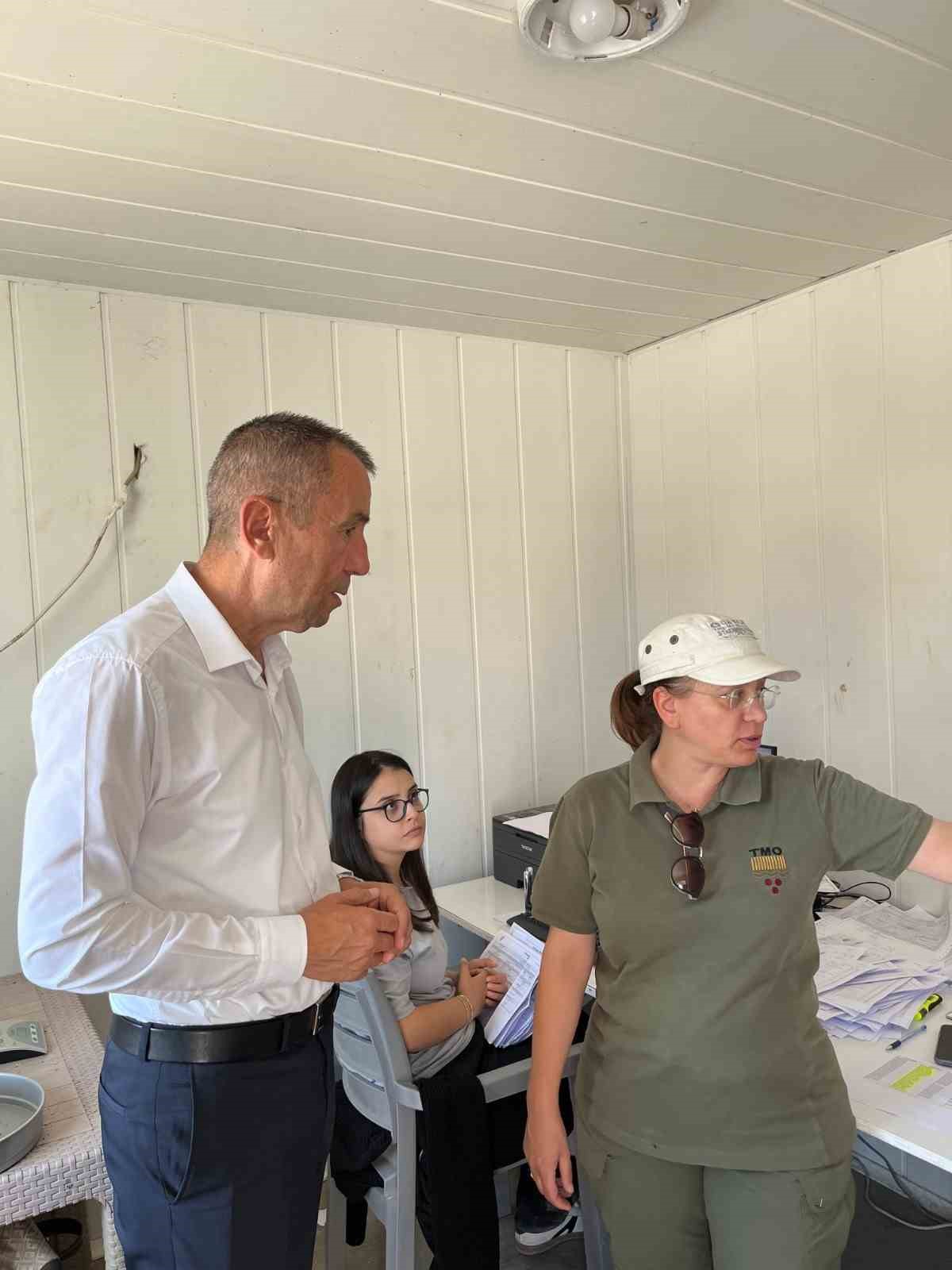 Bilecik’te TMO ürün alım noktası incelendi
