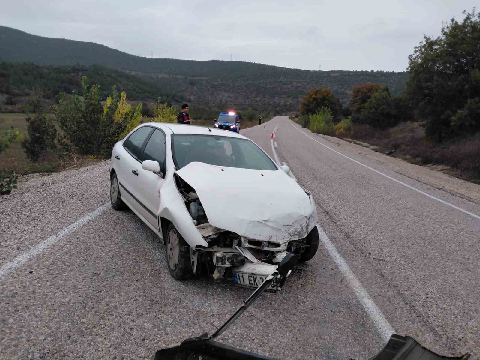 Bilecik’te yağış kazaya neden oldu: 1 yaralı
