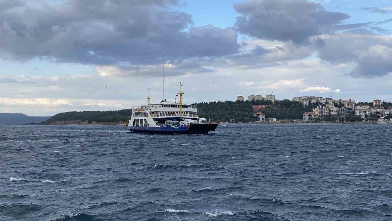Bozcaada ve Gökçeada’ya yapılması planlanan bazı feribot seferleri iptal edildi
