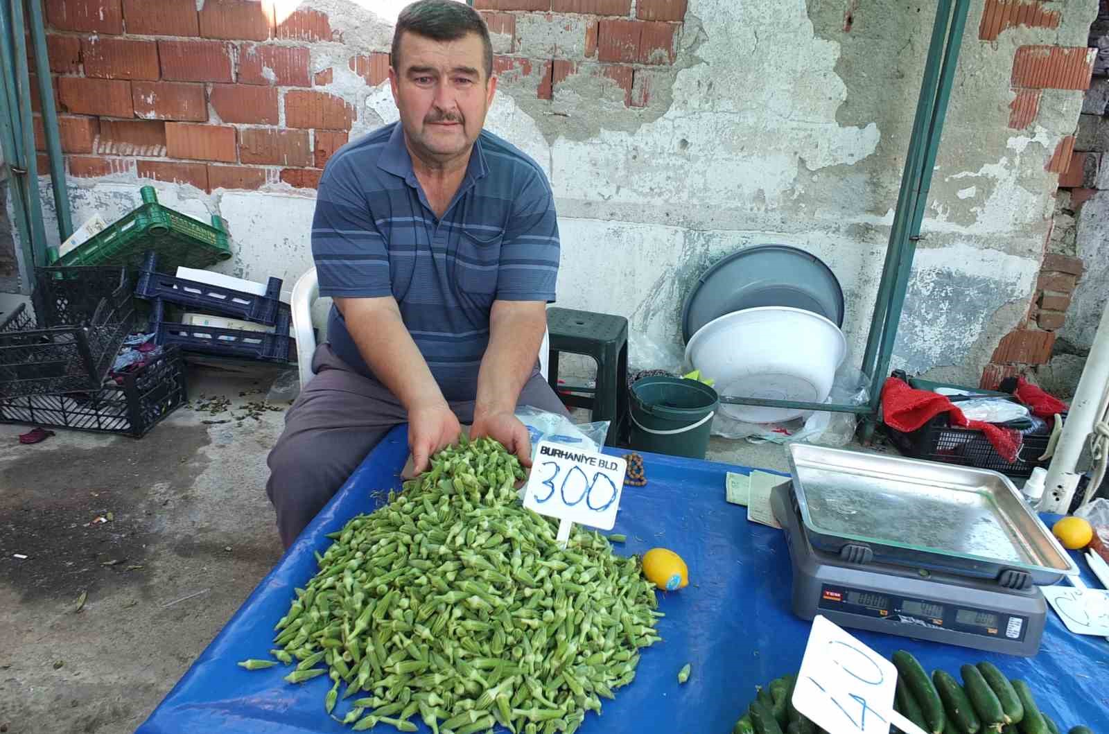Burhaniye’de bamya üreticisine kazandırdı

