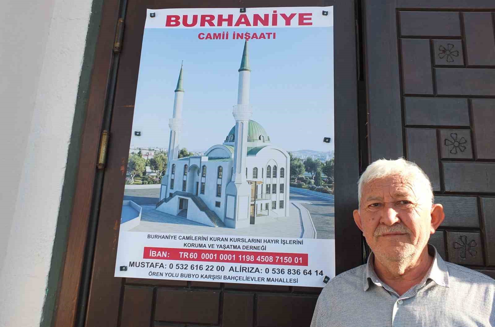 Burhaniye’de Cami inşaatı hayırseverlerin desteğini bekliyor
