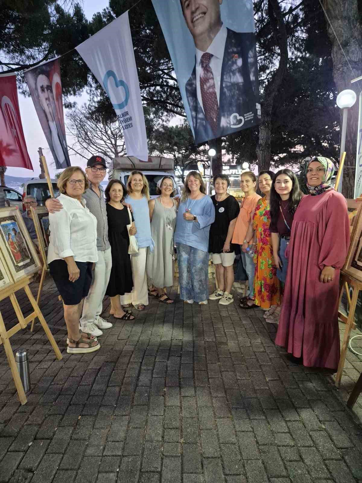 Burhaniye’de Zeytinname Sergisi ilgi gördü
