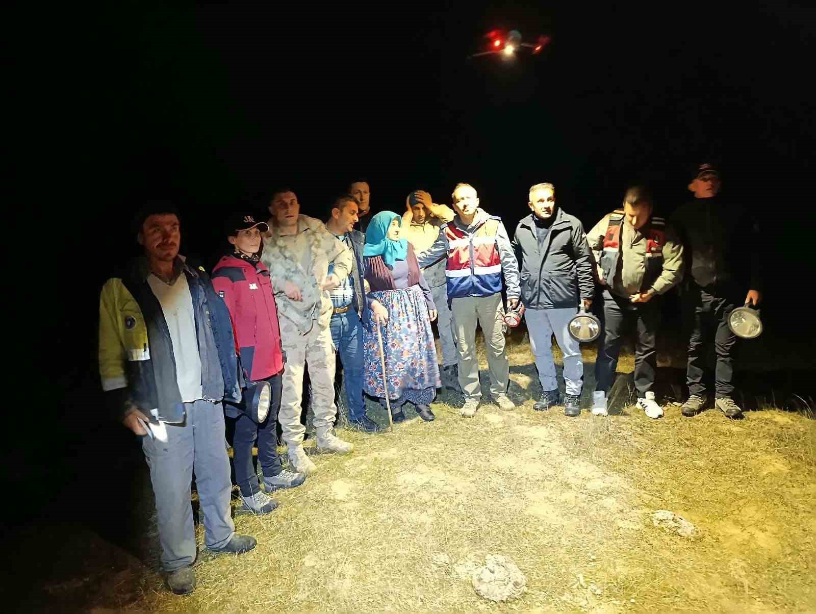 Bursa’da 3 gündür kayıp olan yaşlı kadın dron ile bulundu
