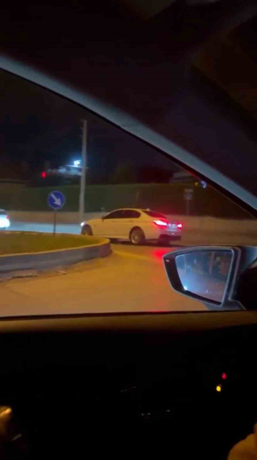 Bursa’da drift atan sürücüye ceza yağdı
