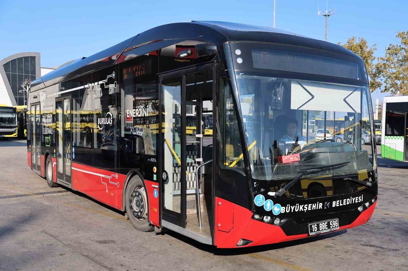 Bursa’da toplu ulaşım elektrikliye dönüyor
