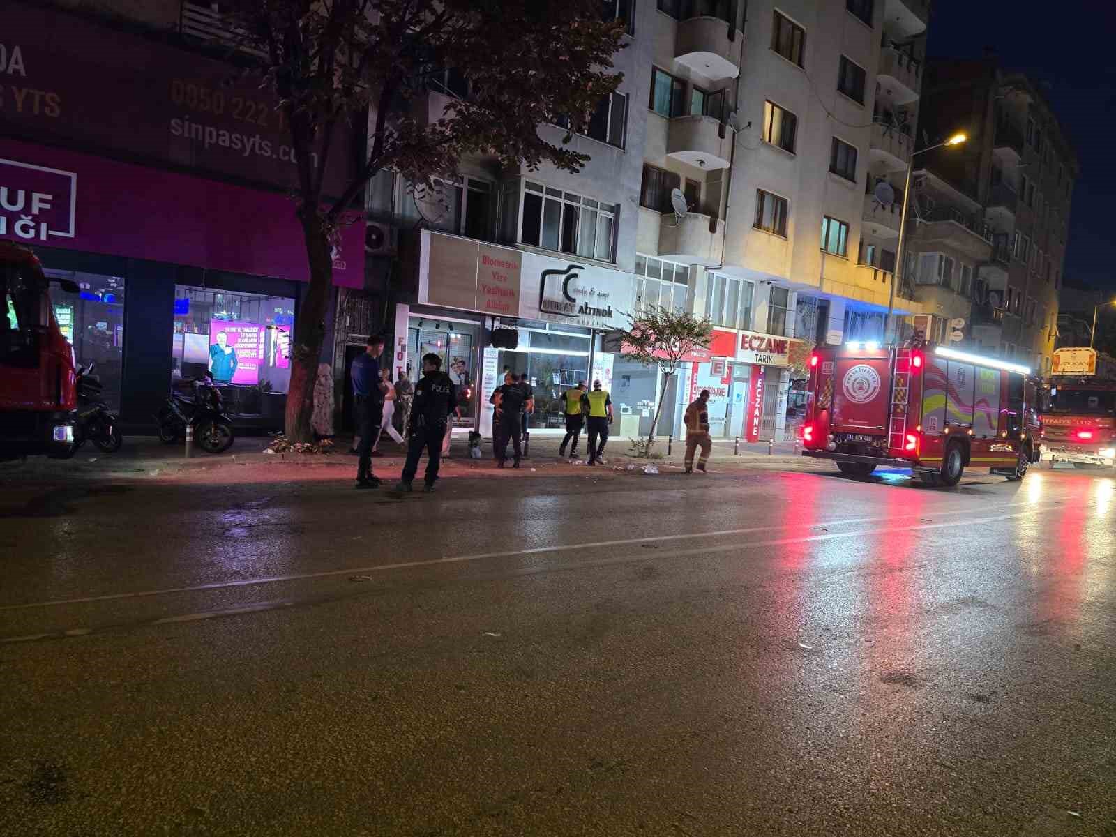 Bursa’da yangın paniği
