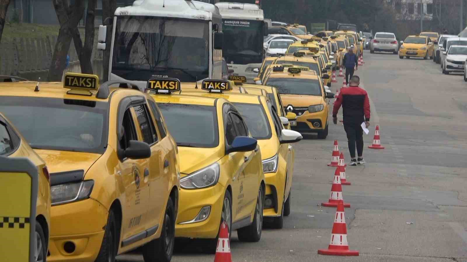 Bursa’da zamlı taksi ücretleri Pazar günü hayata geçiyor
