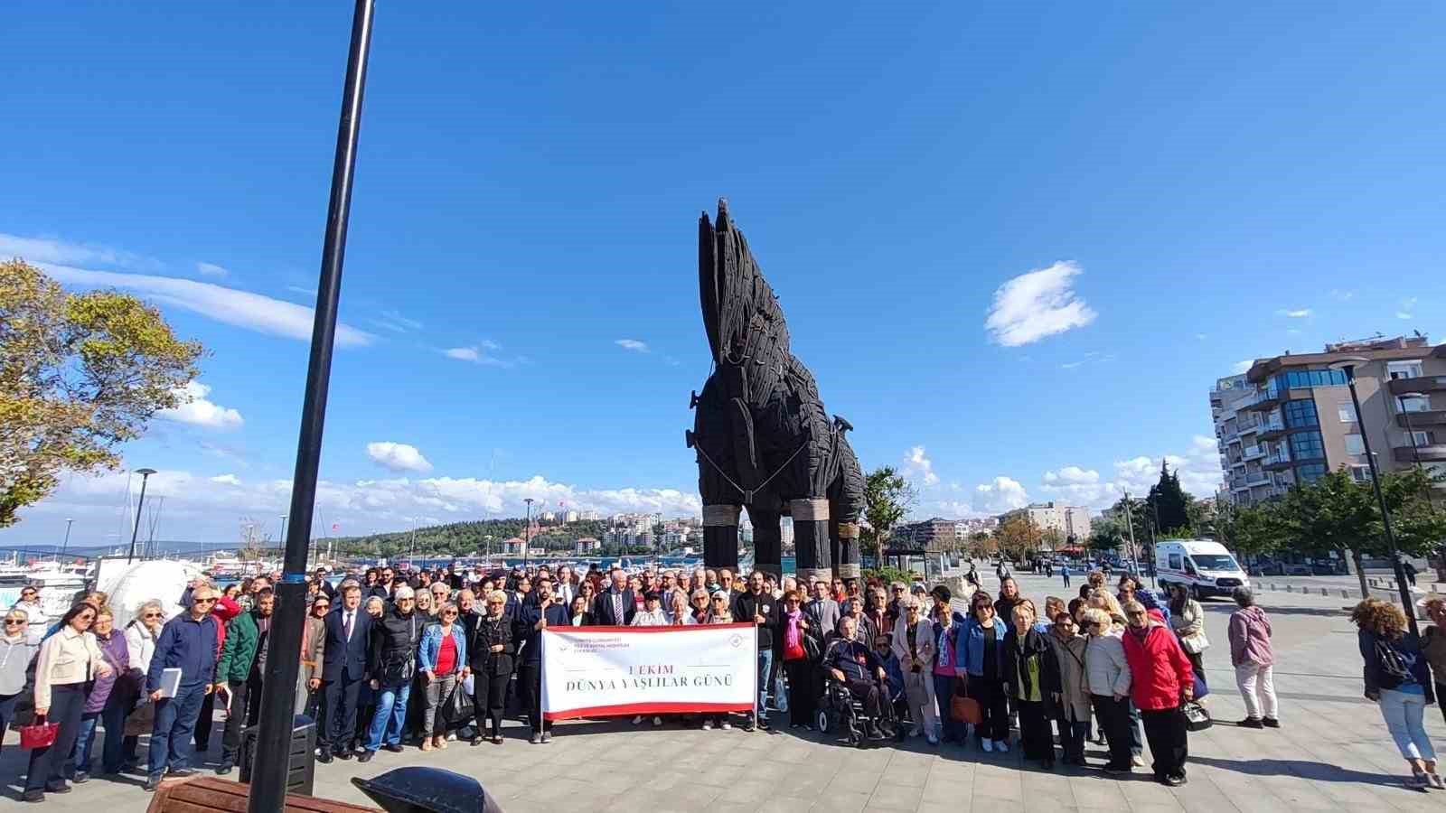 Çanakkale’de 1 Ekim Dünya Yaşlılar Günü kutlandı

