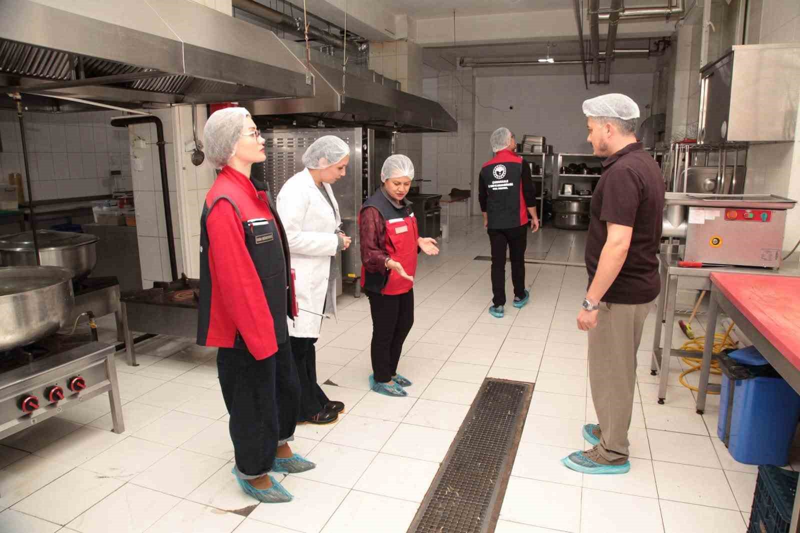 Çanakkale’de KYK yurt yemekhanelerine eş zamanlı denetim
