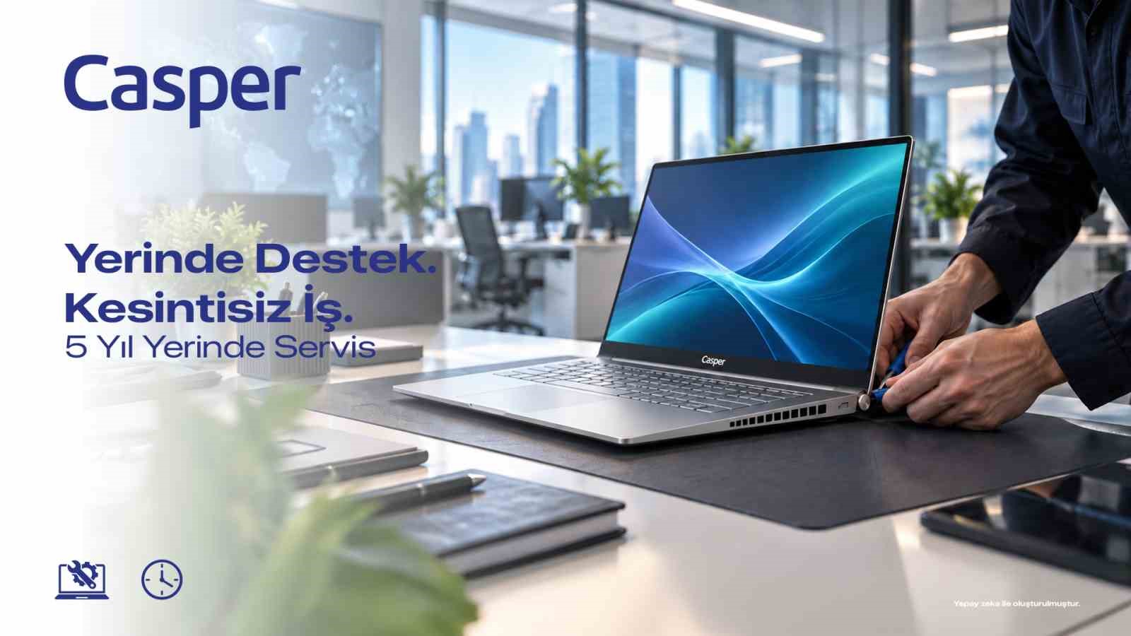 Casper’dan kurumsal müşterilere 5 yıla kadar yerinde servis desteği
