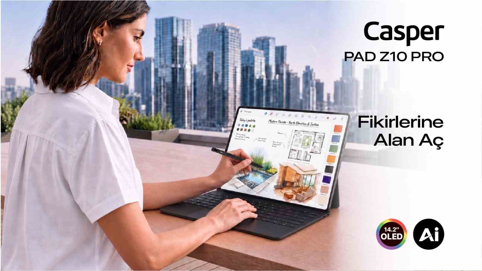 Casper’dan laptop gibi tablet: Casper PAD Z10 Pro
