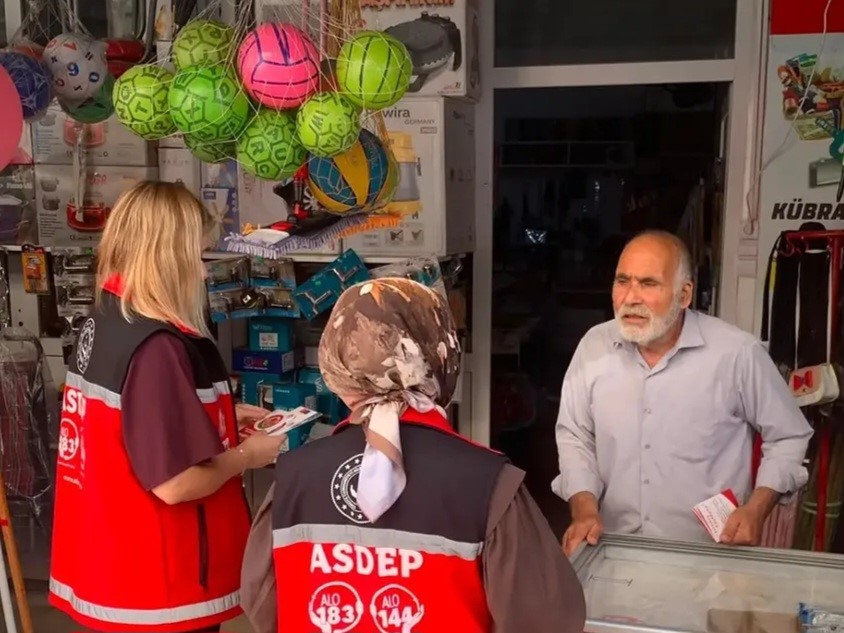 Çocuk işçiliğine karşı esnafa bilgilendirme
