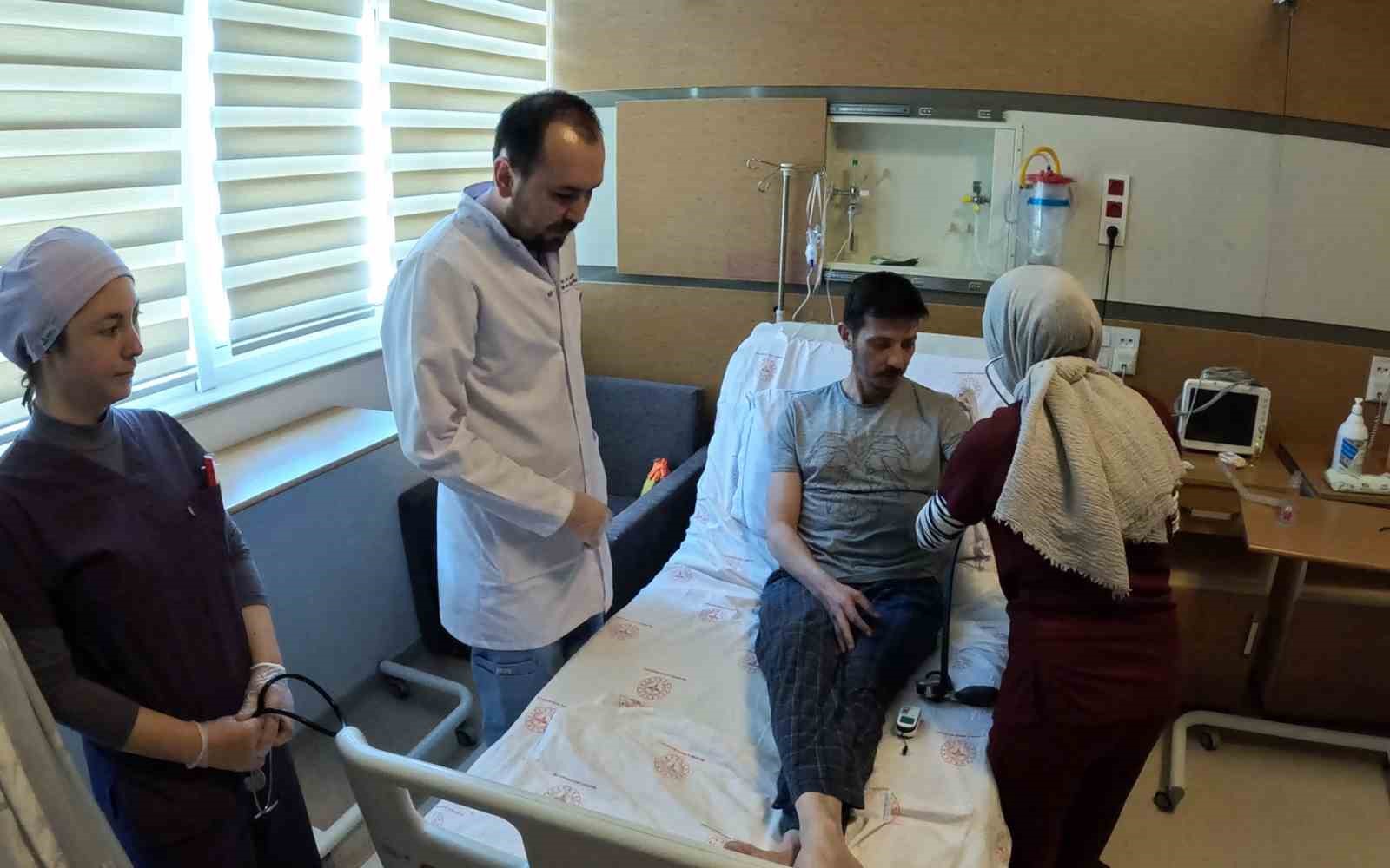 Dakikalarla yarışılan operasyonda hayat kurtaran müdahale
