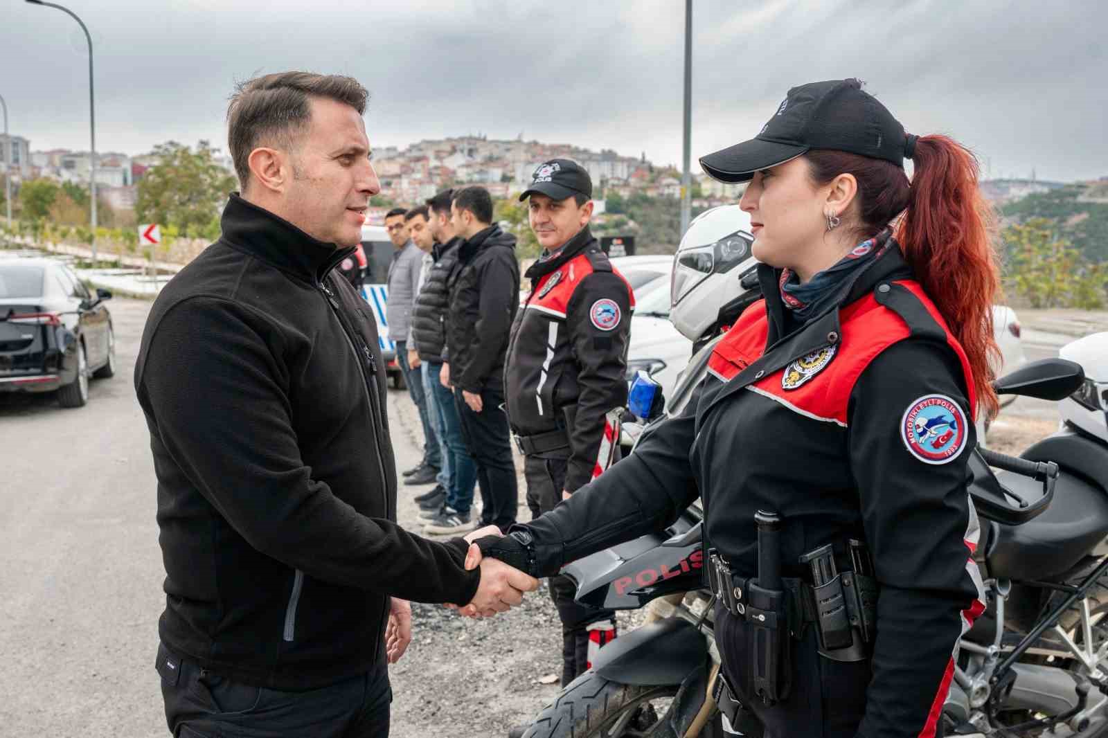 Emniyet Müdürü Çağlar’dan uygulama noktasına denetim
