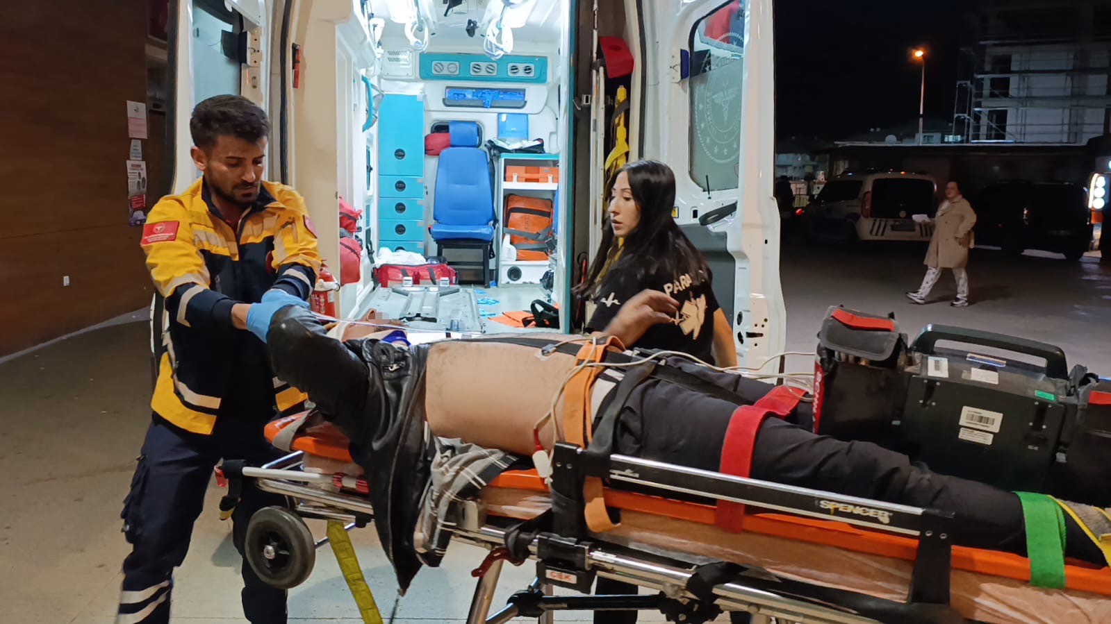Feci kazada yaralanan motosiklet sürücüsü, hayatını kaybetti
