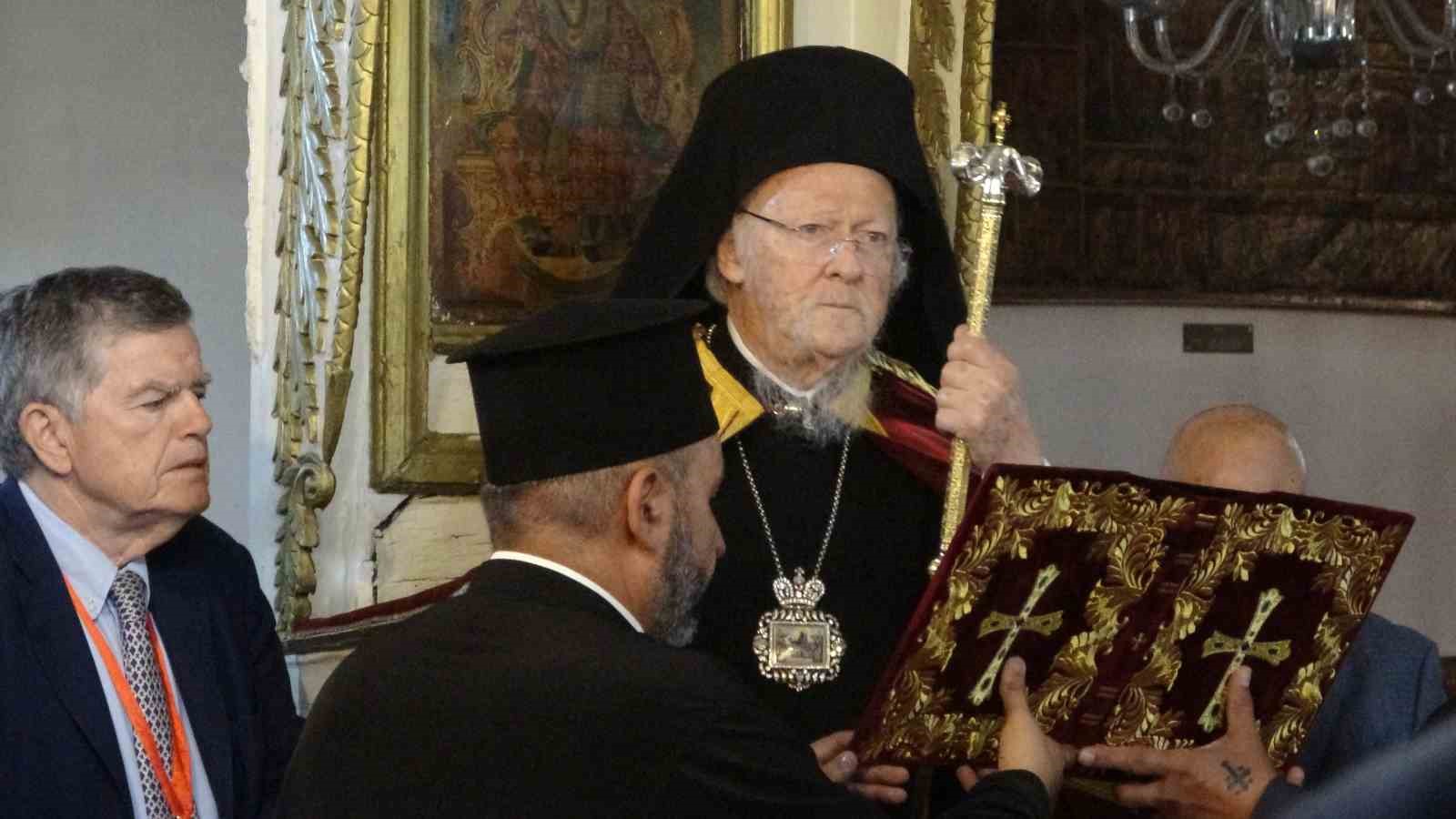 Fener Rum Patriği Bartholomeos, Gökçeada’da ayin yönetti
