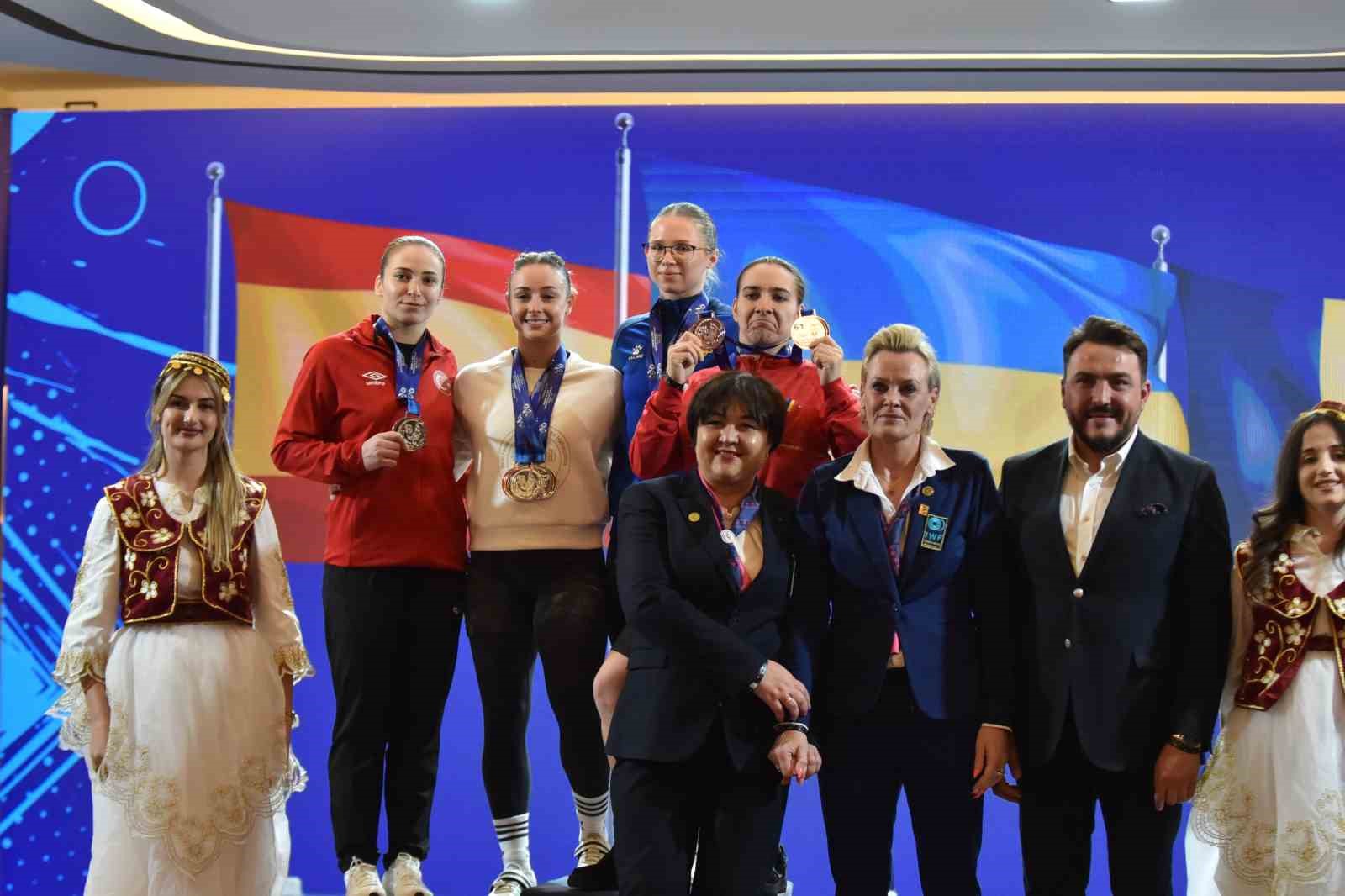 Gençler ve U23 Avrupa Halter Şampiyonası’nda milli sporculardan 5 madalya daha
