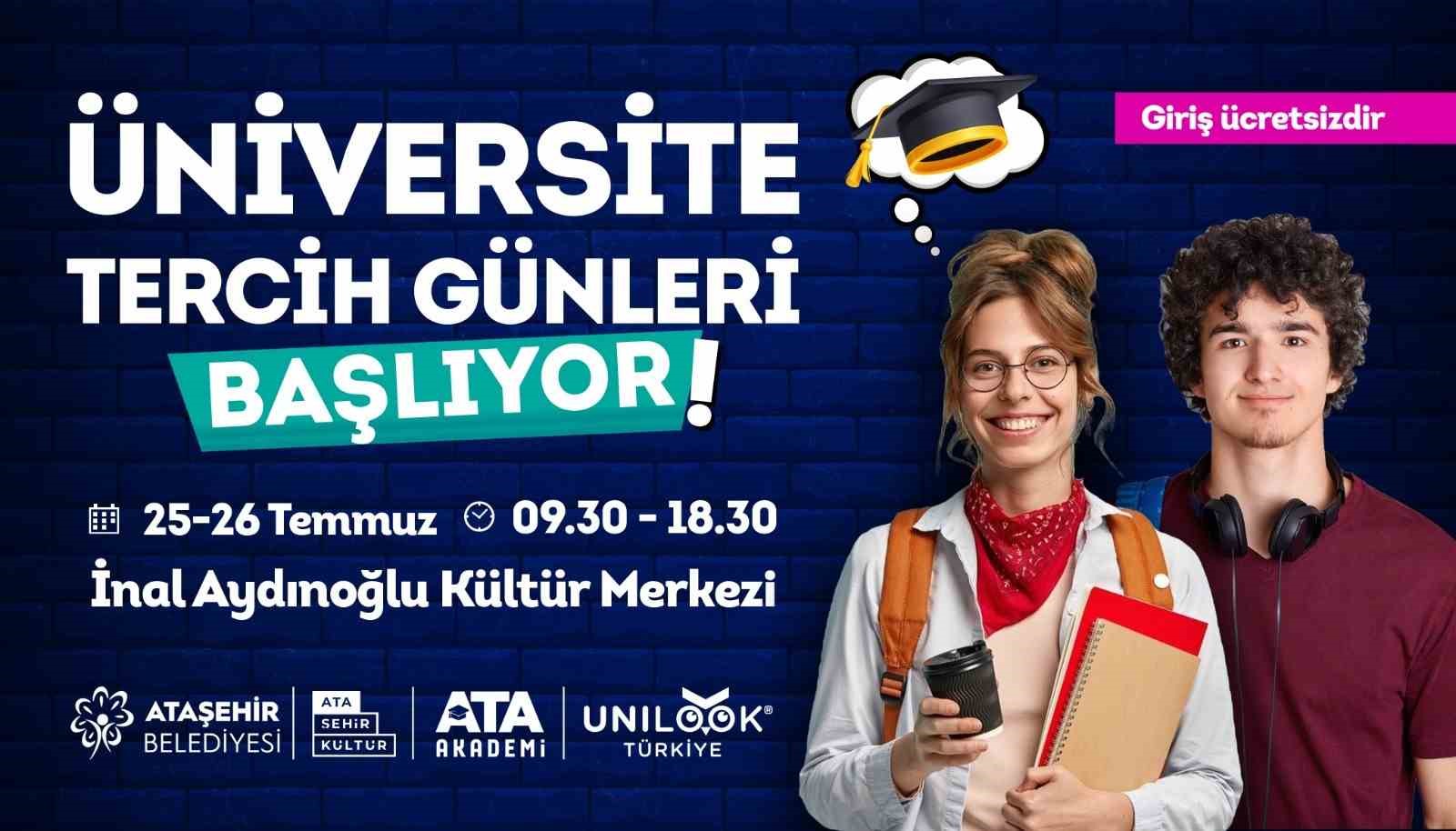 Gençlerin üniversite tercih yolculuğuna Ataşehir Belediyesi’nden destek
