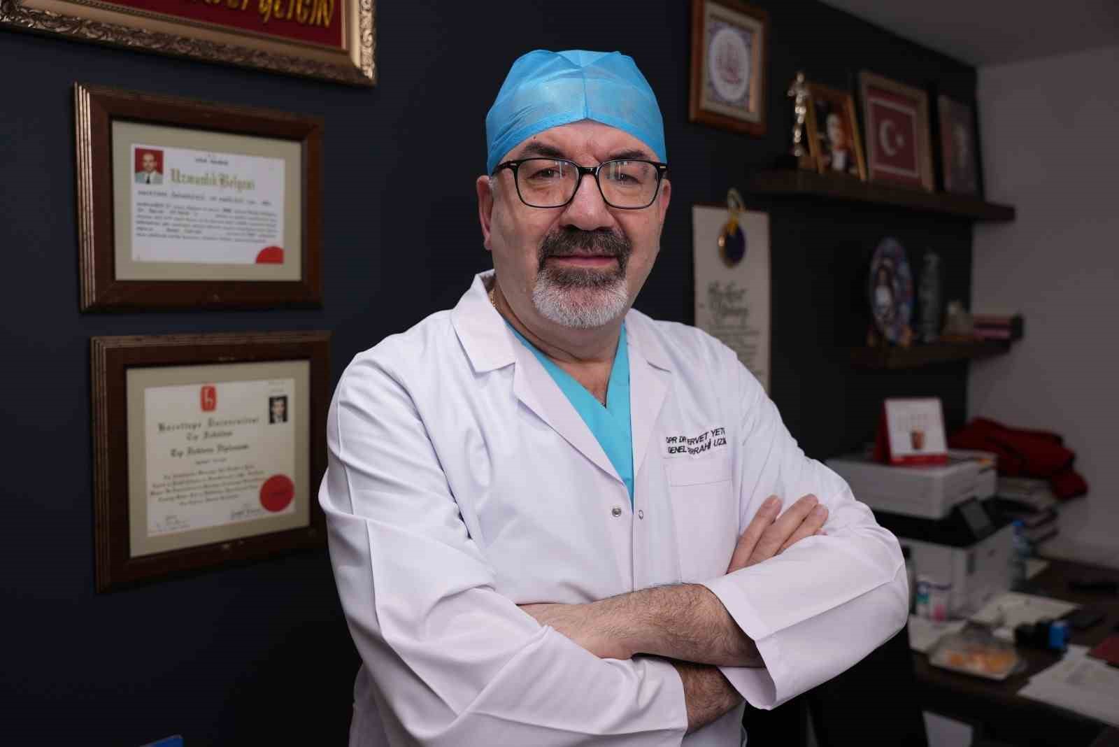 Genel Cerrahi Uzmanı OP. DR. Servet Yetgin’den uyarı:
