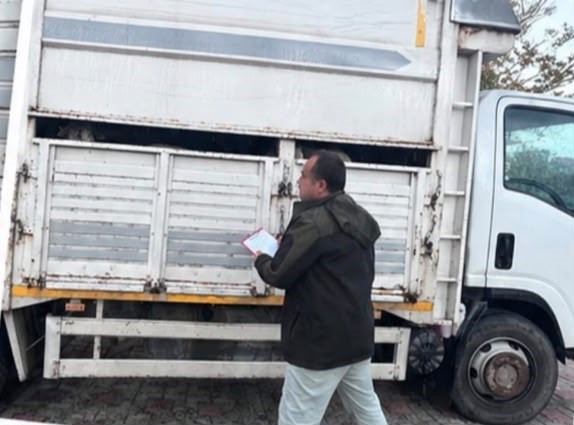 Hayvanları belgesiz sevk edenlere yasal işlem uygulandı

