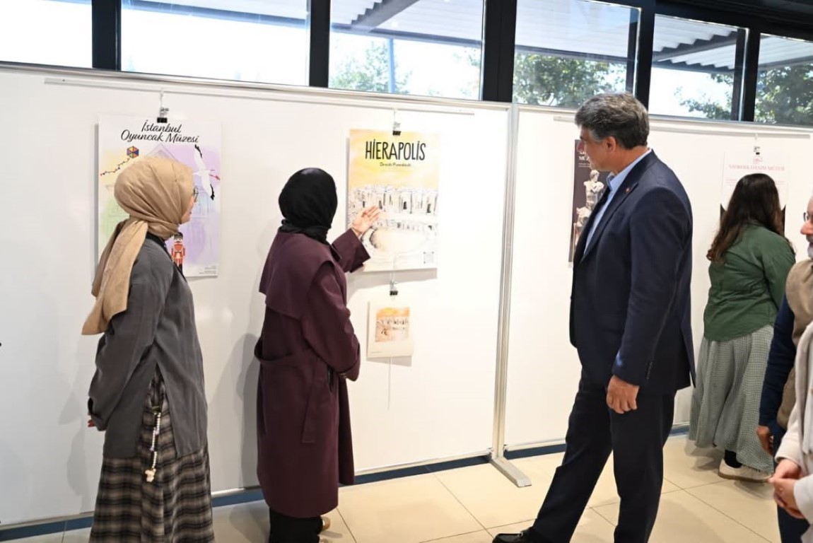Kartepe’de genç tasarımcıların "Anadolu Müzeleri" sergisi açıldı
