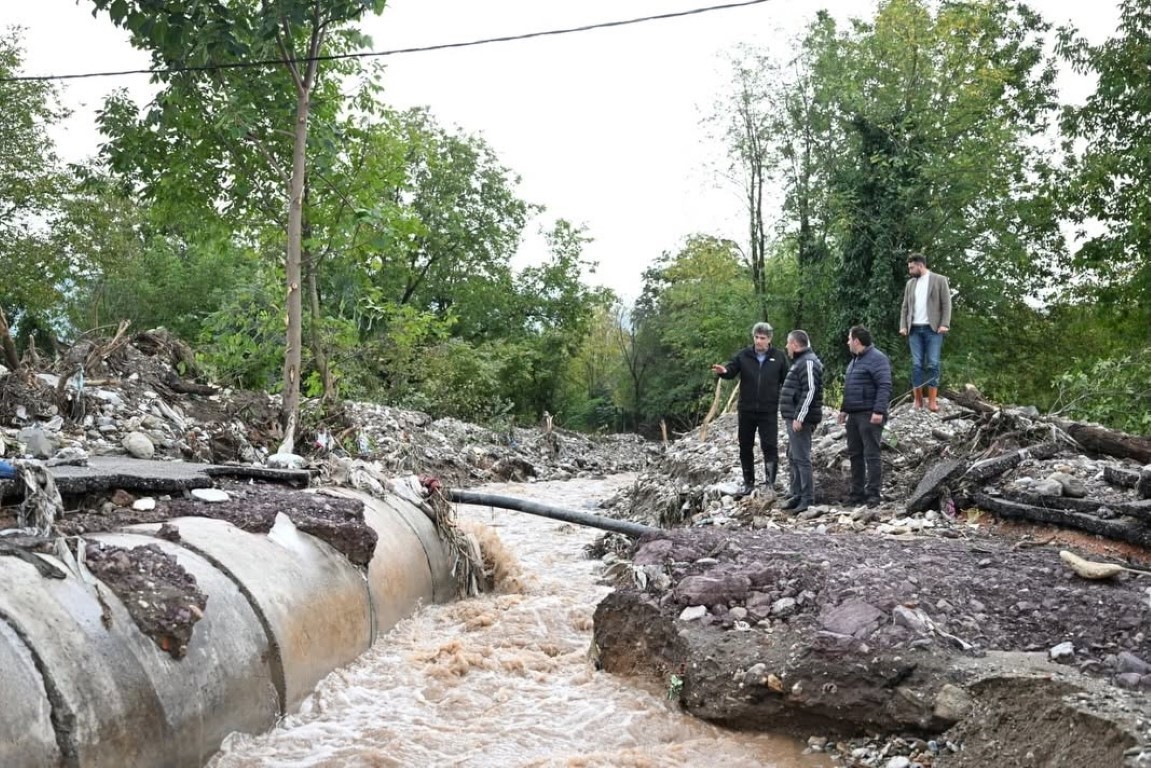 Kartepe’de yağışın yol açtığı hasarlar gideriliyor
