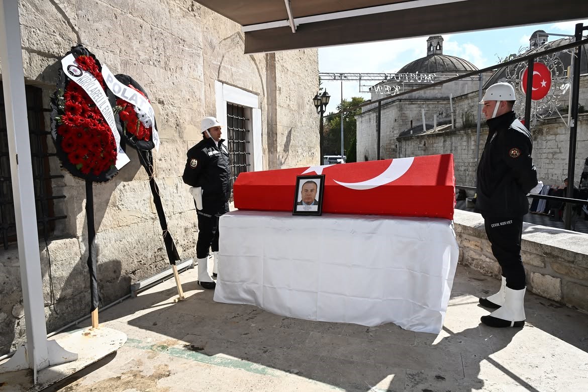 Kırklareli Emniyet Müdürlüğü personeli Mete Kapancı son yolculuğuna uğurlandı
