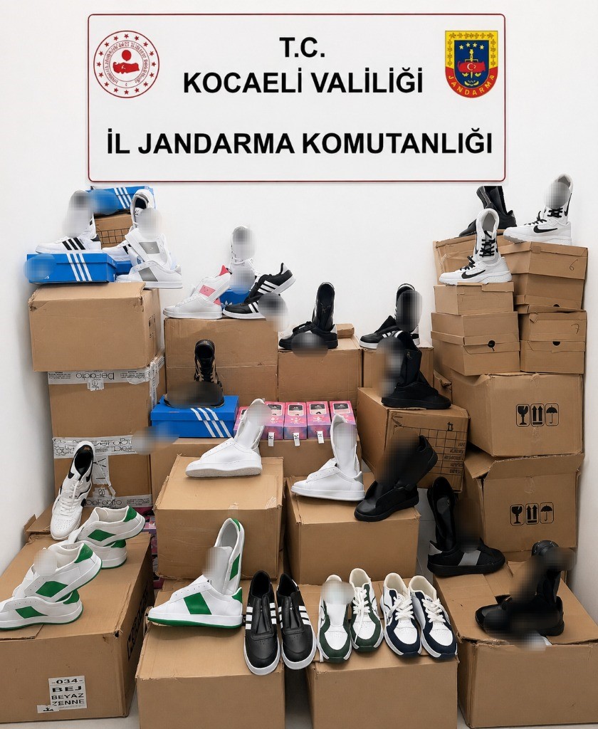 Kocaeli’de 3 milyon 750 bin TL’lik sahte ürün ele geçirildi

