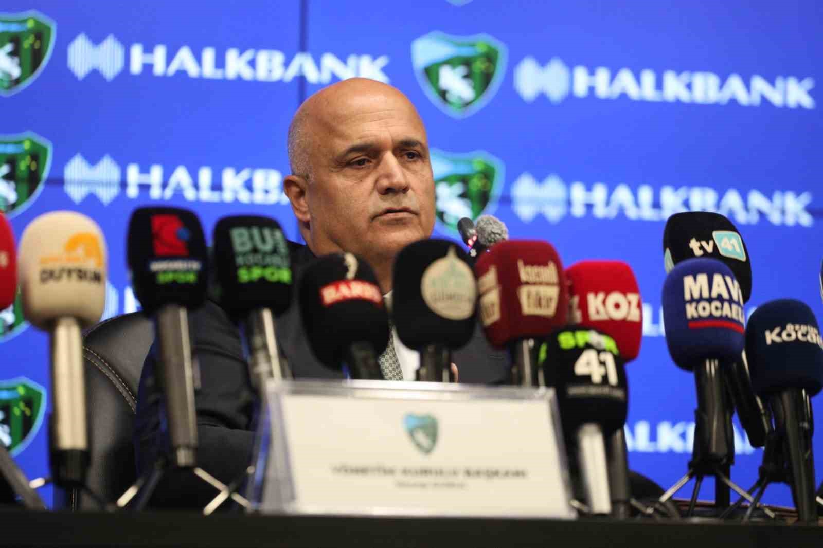 Kocaelispor Başkanı Durul’dan sanayicilere sitem: "Lafa gelince herkes Kocaelisporlu"
