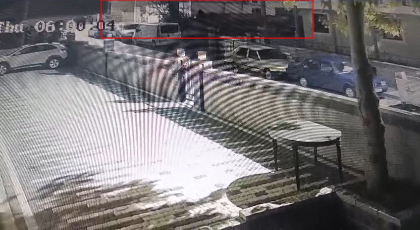 Maltepe’de 7 katlı binada meydana gelen çökme güvenlik kamerasında

