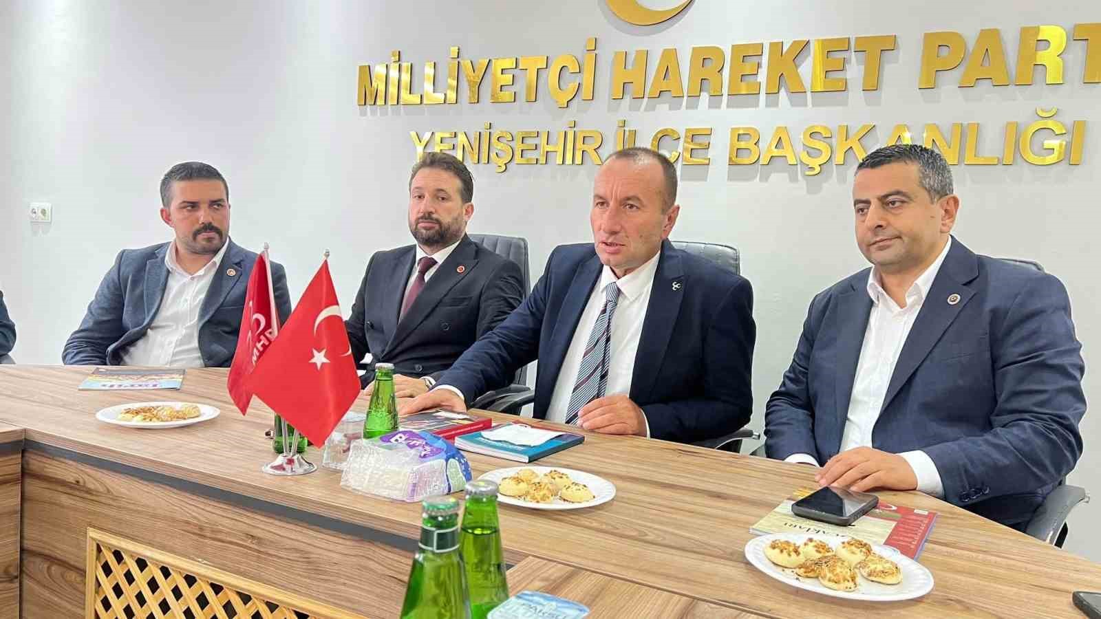 MHP Bursa teşkilatı Yenişehir’de birlik beraberlik mesajı verdi
